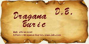 Dragana Burić vizit kartica